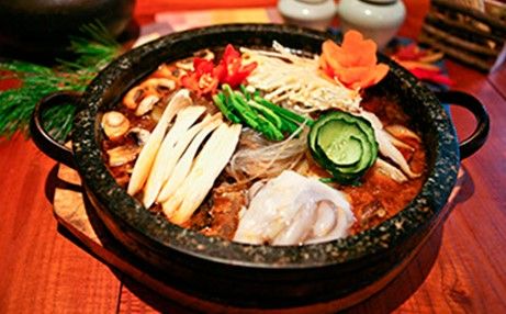 버섯불고기 정식