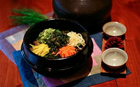 산채비빔밥 연회상